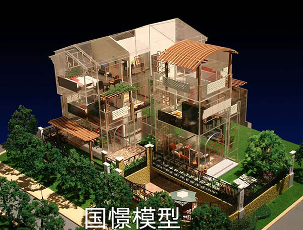 焉耆回族自治县建筑模型